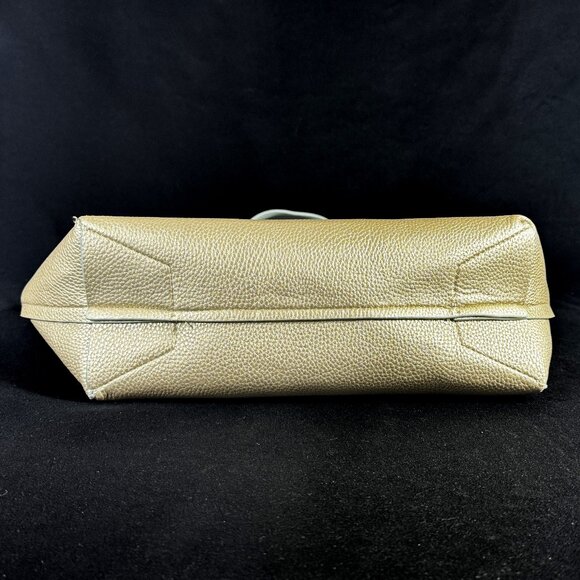 Steve Madden Reversible Departure Tote Green and Gold - Picture 5 of 6